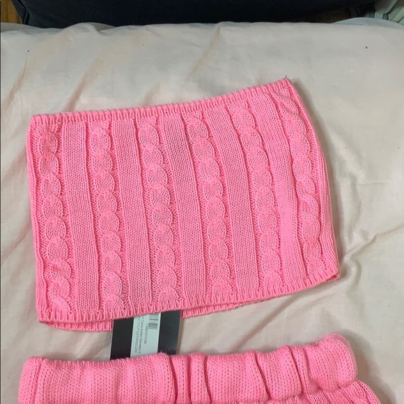 Pink knitted set - Picture 2 of 4